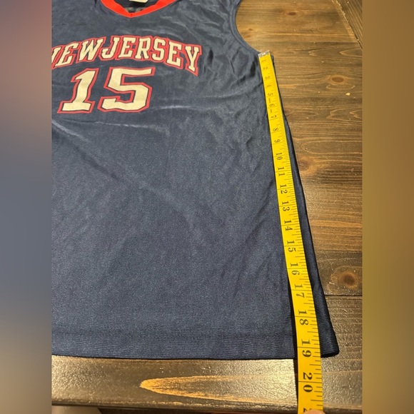 Vince Carter Reebok NBA New Jersey Nets Basketball Jersey - Picture 6 of 6